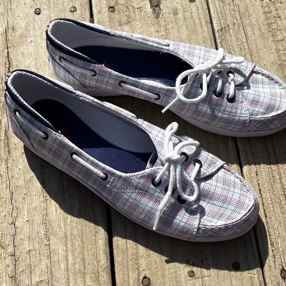 Keds Plaid Slip On Size 8.5 - Picture 3 of 6
